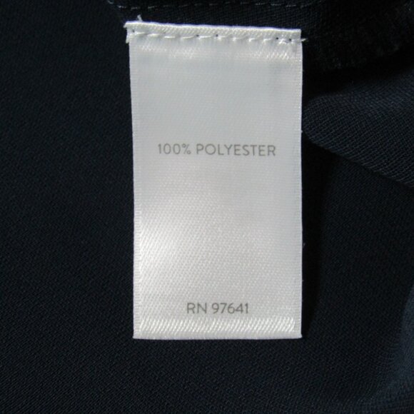 J Jill Wearever Easy Care Navy Blue Knit Tunic 3/4 Sleeve Top Size S New Tag - Picture 7 of 9